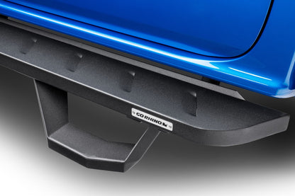 RB10 Running Boards With Mounting Brackets & 2 Pairs of Drop Steps Kit Textured Black 2004-2014 Ford F-150 Go Rhino