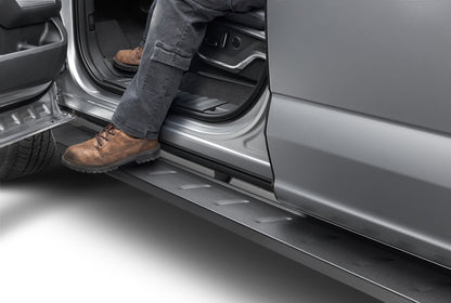 RB10 Running Boards With Mounting Brackets Textured Black 2015-2026 Ford F-150/ F-250/F-350 Go Rhino