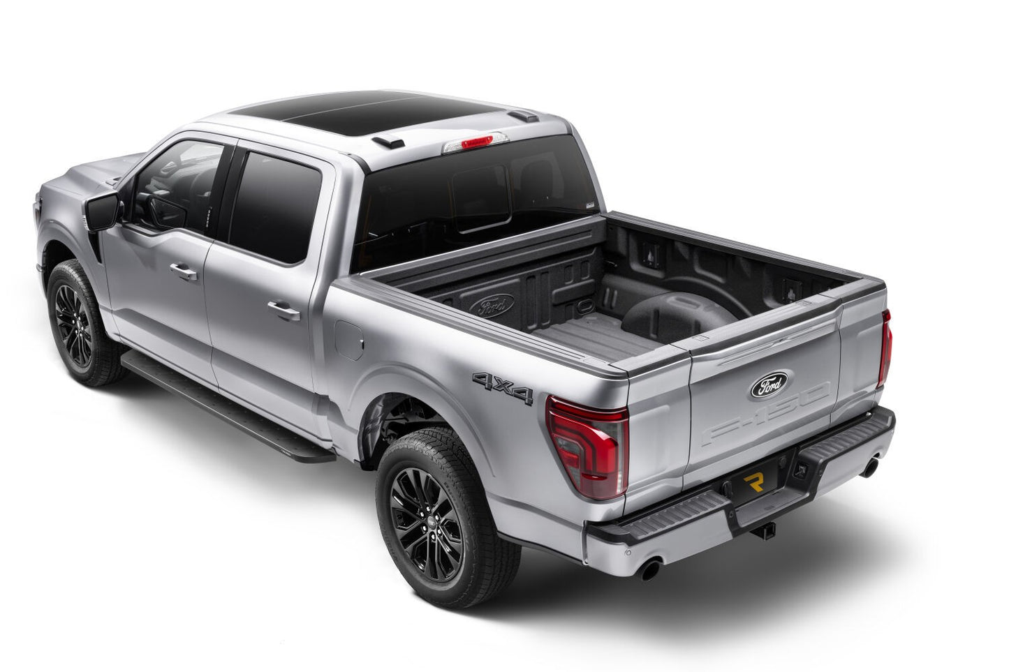 RB10 Running Boards With Mounting Brackets Textured Black 2015-2026 Ford F-150/ F-250/F-350 Go Rhino