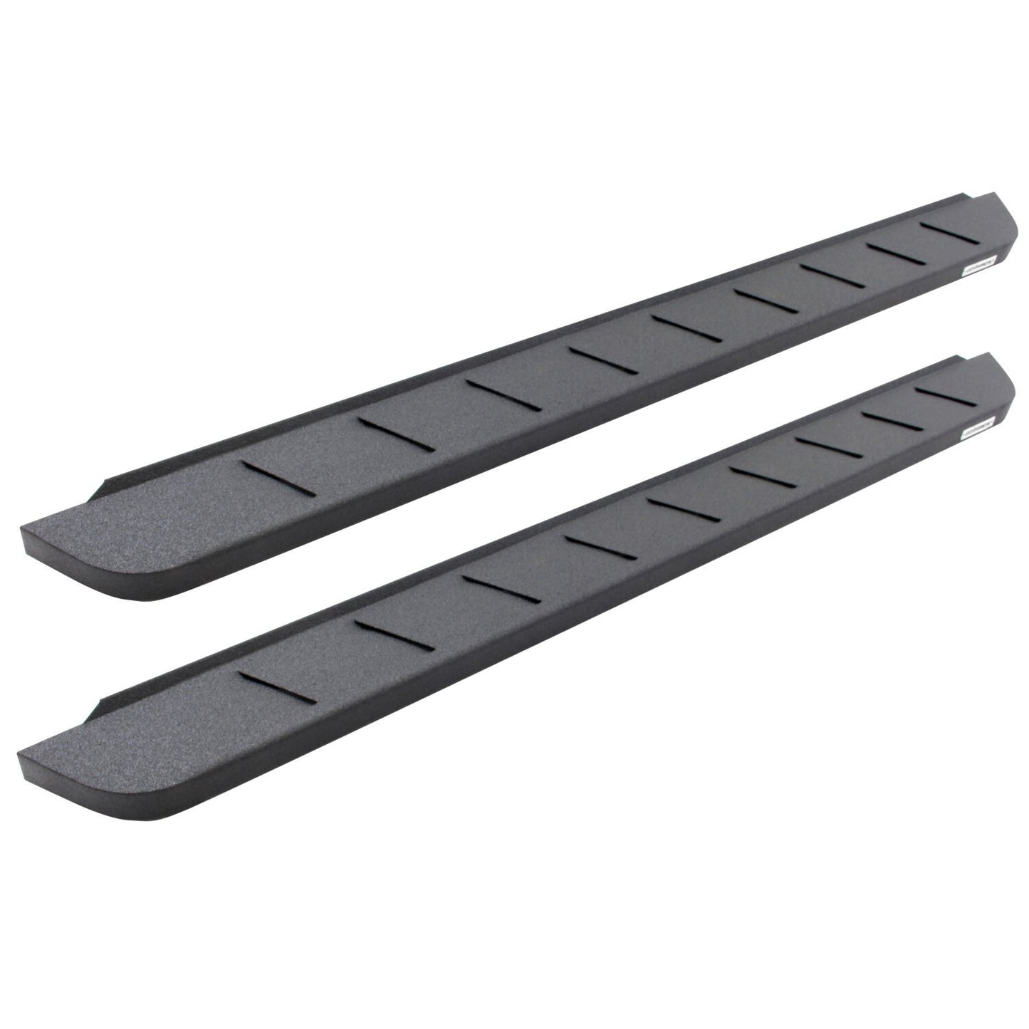 RB10 Running Boards With Mounting Brackets & 2 Pairs of Drop Steps Kit Protective Bedliner Coating 2015-2026 Ford F-150/ F-250/F-350 Go Rhino