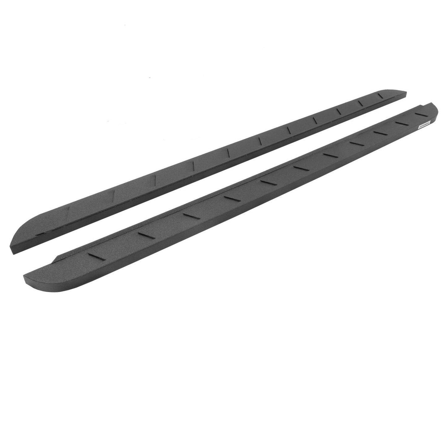 RB10 Slim Line Running Boards With Mounting Brackets Curved Protective Bedliner Coating 2015-2026 Ford F-150/ F-250/F-350 Extended Cab Go Rhino