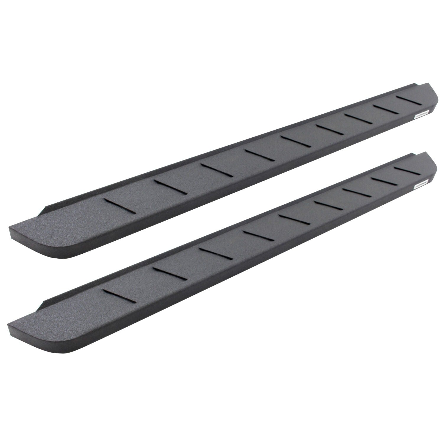 RB10 Running Boards With Mounting Brackets & 2 Pairs of Drop Steps Kit Protective Bedliner Coating 2015-2018 Ram 1500 Go Rhino