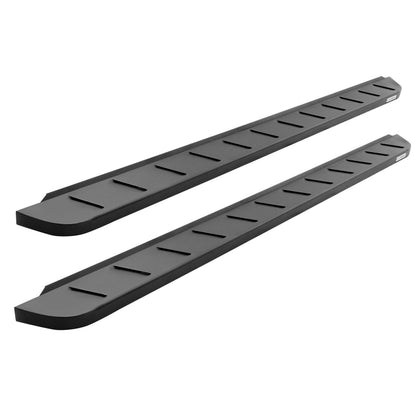 RB10 Running Boards With Mounting Brackets Textured Black 2019-2026 Ram 1500 Extended Cab Go Rhino