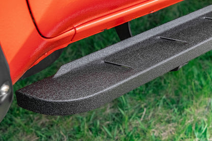 RB10 Slim Line Running Boards with Mounting Brackets Kit Protective Bedliner coating 2024-2026 Toyota Tacoma Go Rhino