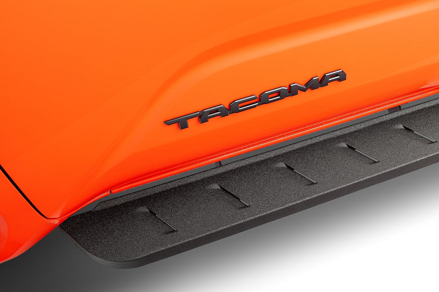 RB10 Running Boards with Mounting Brackets Kit Protective Bedliner coating 2024-2026 Toyota Tacoma Go Rhino
