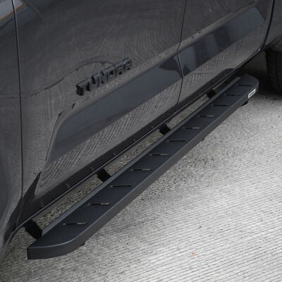 RB10 Slim Line Running Boards With Mounting Brackets Textured Black 2022-2026 Toyota Tundra Go Rhino