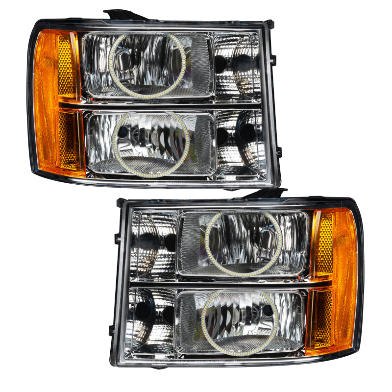Oracle 07-13 GMC Sierra SMD HL - Round Ring Design - ColorSHIFT