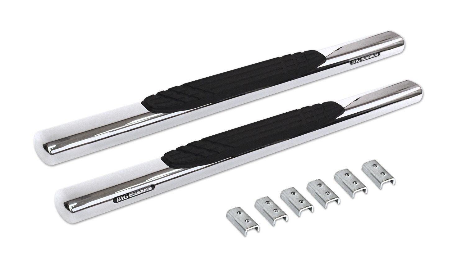 4 Inch OE Xtreme Series SideSteps Boards Only Polished Stainless Steel 1999-2026 Ford F-250/F-350 2002-2008 Dodge Ram 1500/2500/3500 Go Rhino