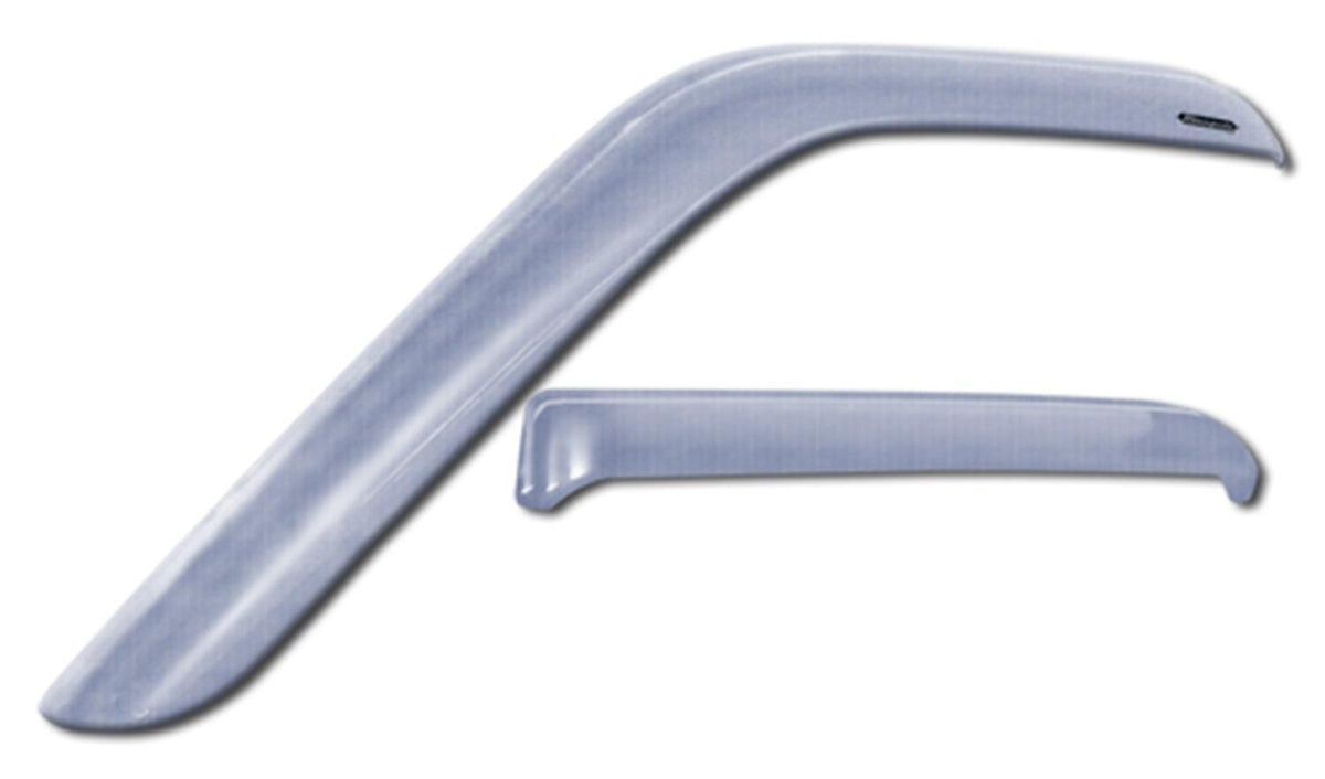 Tape-Onz Sidewind Deflector Chrome 4 pc. for 2004-2015 Nissan Titan Crew Cab Stampede
