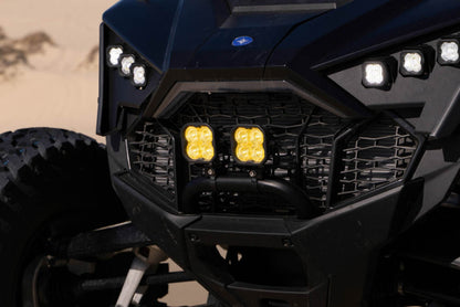 Diode Dynamics SS3 LED Bumper 1 1/2 In Roll Bar Kit Sport - Yellow SAE Fog (Pair)