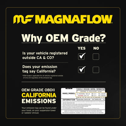 MagnaFlow Direct Fit Catalytic Converter 05-06 Gr Cherokee 4.7 OEM