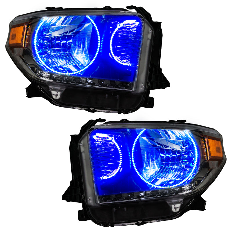 Oracle 14-17 Toyota Tundra SMD HL - Dual Halo Kit - ColorSHIFT