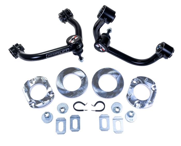 3 Inch Front Lift Leveling Kit 2021-2024 Ford F-150 Tremor Includes Alignment Cams And Upper Control Arms ReadyLIFT