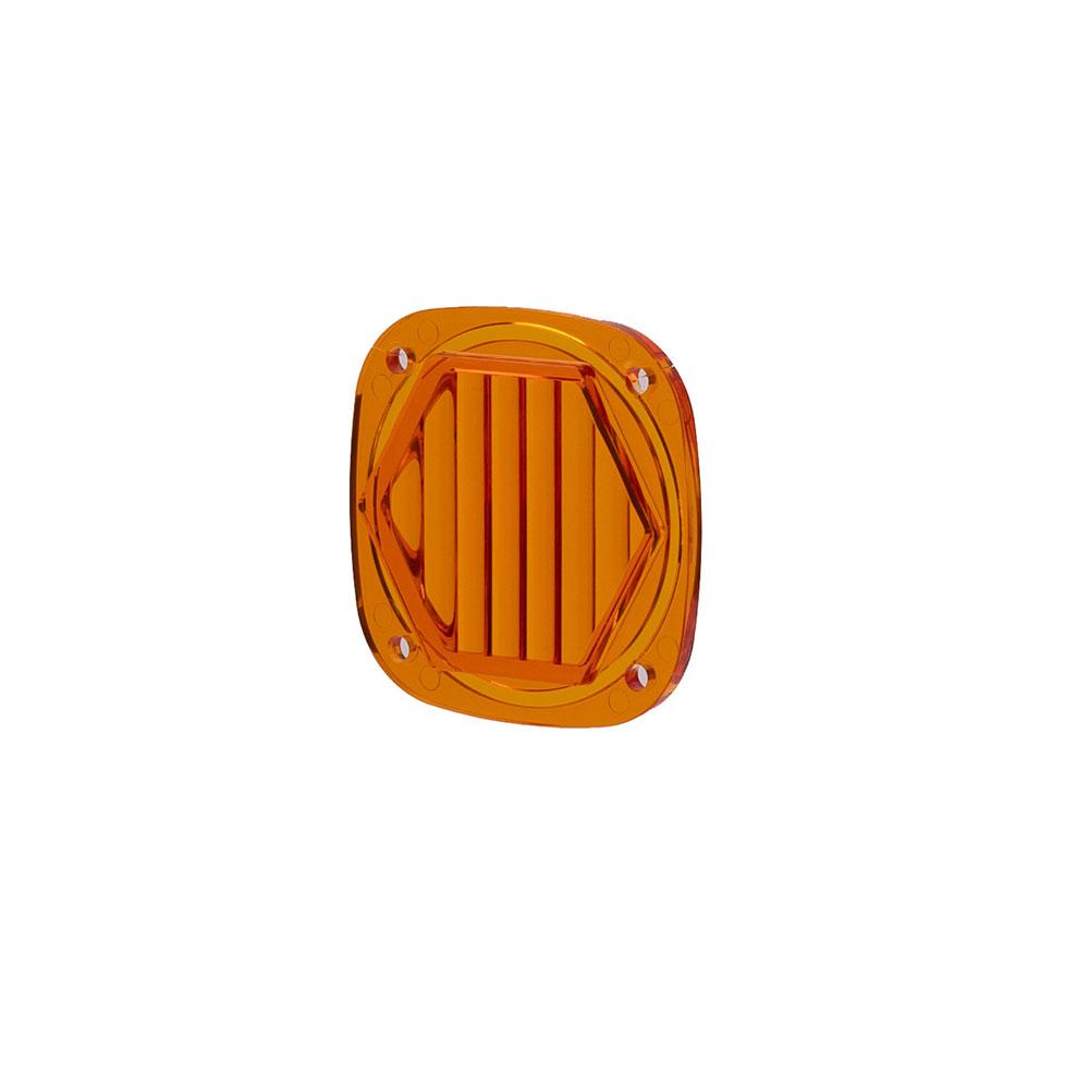 S1 Light Pod Lens Kit (Wide Cornering; Factory Amber) Baja Designs