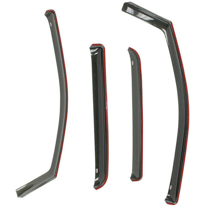 Westin 2007-2018 Toyota Tundra Crew Max In-Channel Wind Deflector 4pc - Smoke