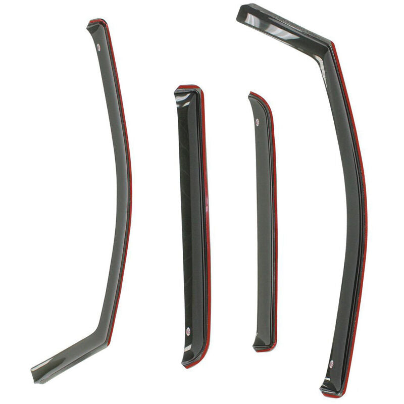 Westin 2009-2018 Dodge/Ram Crew Cab/Mega Cab In-Channel Wind Deflector 4pc - Smoke