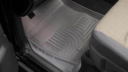 Husky Liners 15-23 Ford F-150 Super/Super Crew Cab WeatherBeater Black Front Floor Liners