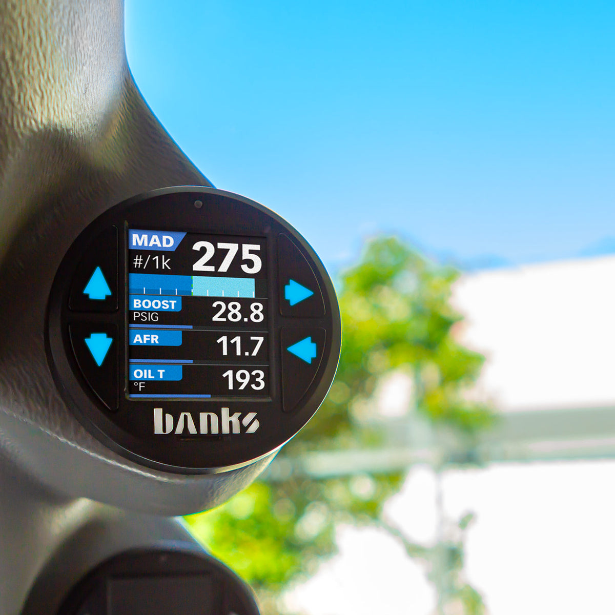 Derringer Tuner w/DataMonster includes ActiveSafety and Banks iDash 1.8 DataMonster for 14-18 Ram 1500 3.0L EcoDiesel and 14-17