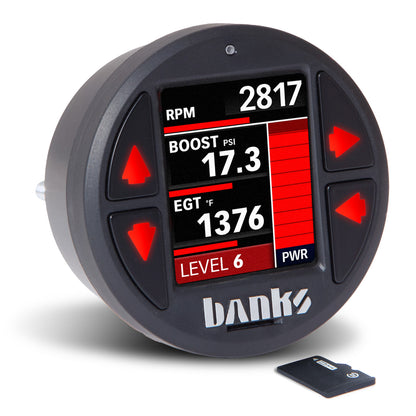 Derringer Tuner with iDash 1.8 DataMonster with ActiveSafety 17-19 Ford 6.7 Banks Power