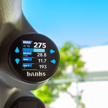 Derringer Tuner with iDash 1.8 DataMonster with ActiveSafety 17-19 Ford 6.7 Banks Power