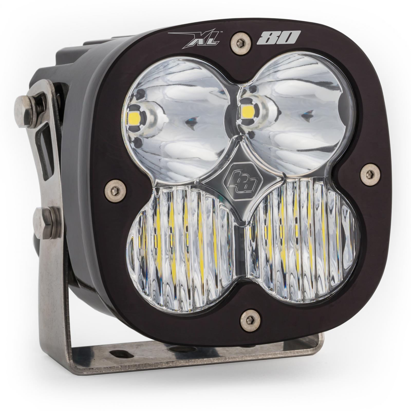 LED Light Pods Clear Lens Spot Pair XL80 Baja Designs
