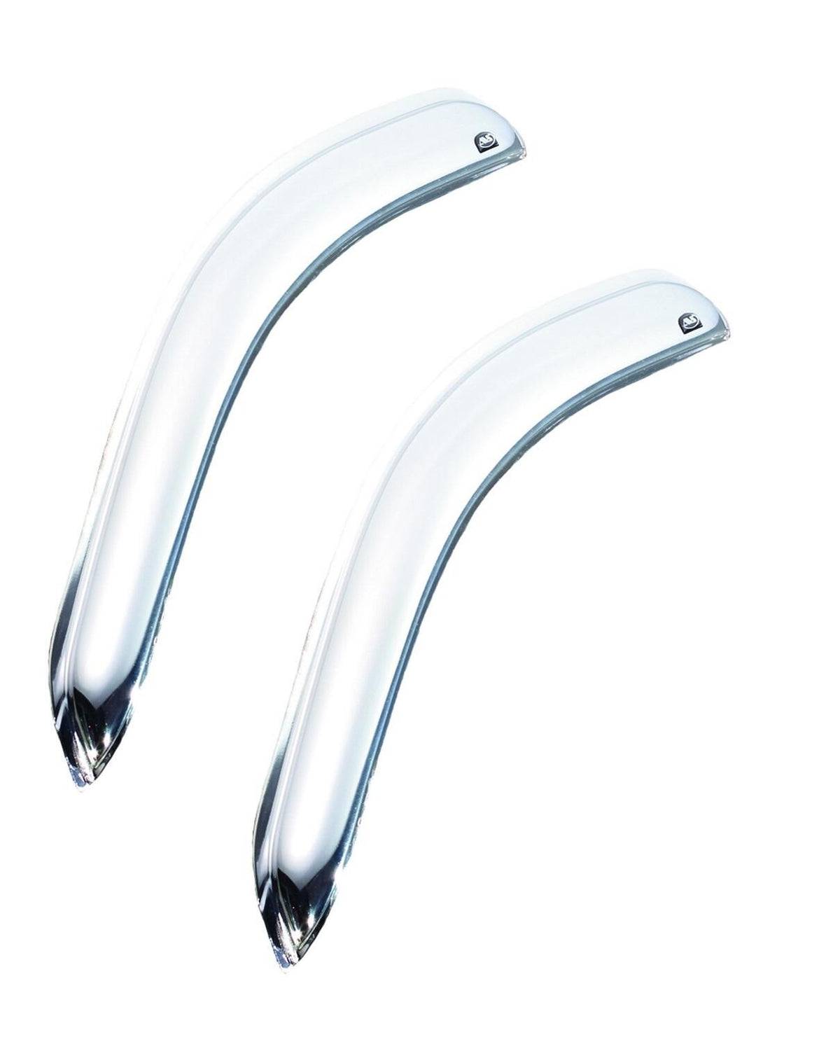 Ventvisor Deflector for 1997-2003 Ford F-250/F-150 Standard Cab Pickup Chrome Outside Mount 2 Piece AVS