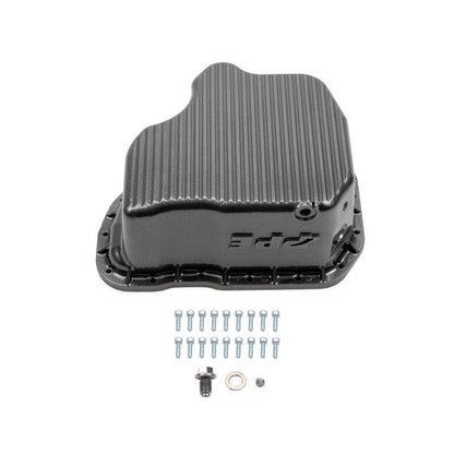 Wehrli 11-16 GM Duramax WCFab X PPE High Capacity Aluminum Oil Pan - Semi-Gloss Black