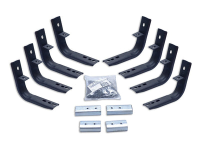 OE Xtreme Side Steps Mounting Brackets Only Textured Black 2015-2026 Colorado/Canyon Go Rhino