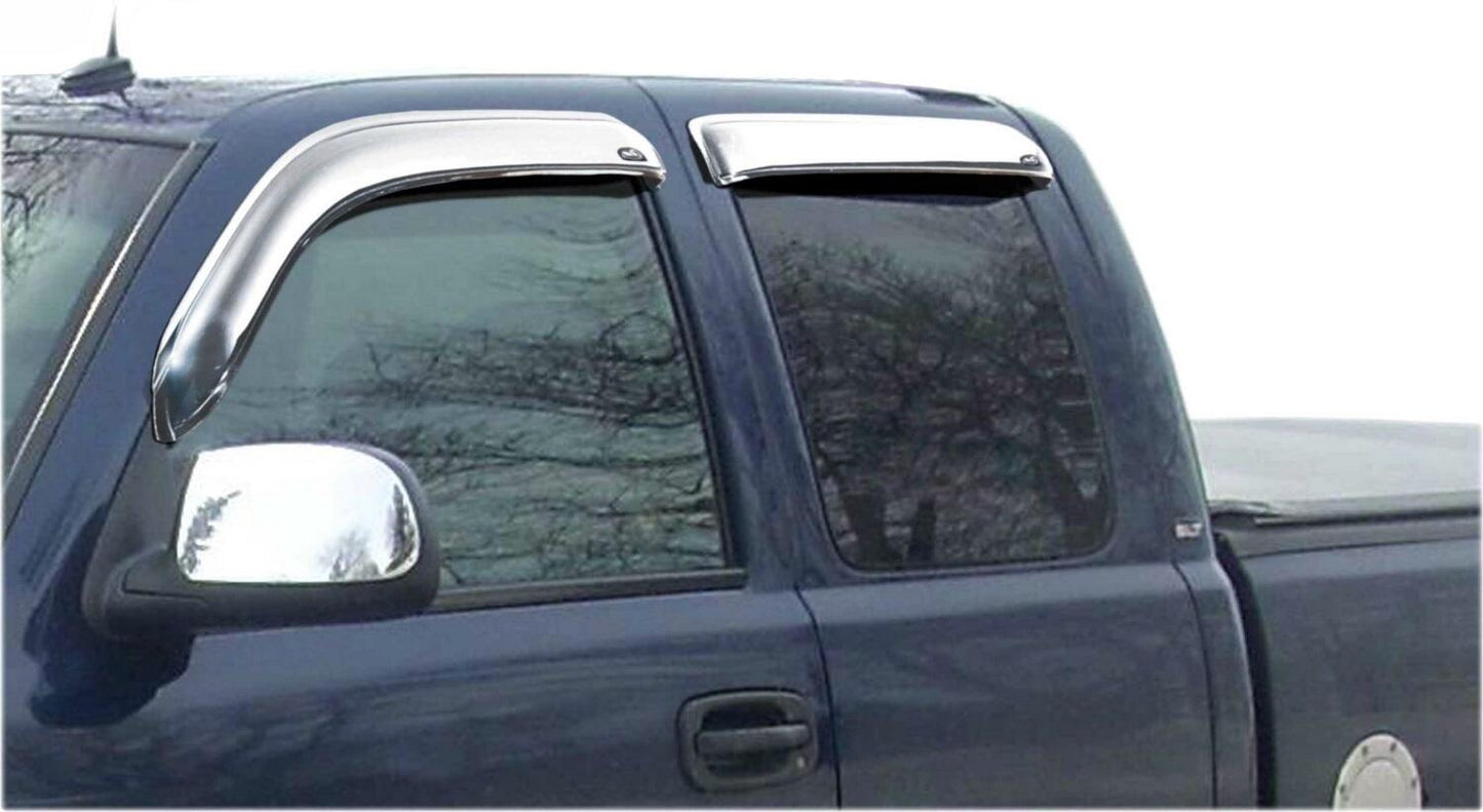 Ventvisor Deflector for 1999-2007 Silverado/Sierra 1500 Chrome Outside Mount 4 Piece AVS