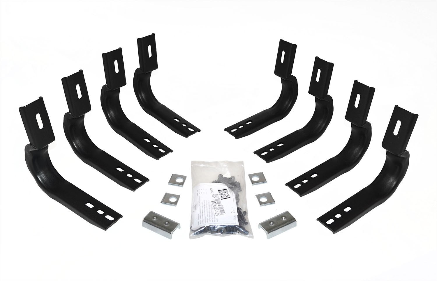 OE Xtreme Side Steps Mounting Brackets Only Textured Black 2007-2018 Silverado/Sierra 1500/2500 HD Go Rhino