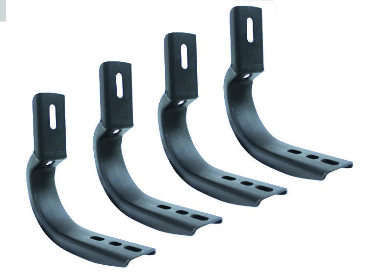 OE Xtreme Side Steps Mounting Brackets Only Textured Black 2007-2018 Silverado/Sierra 1500/2500 HD Go Rhino