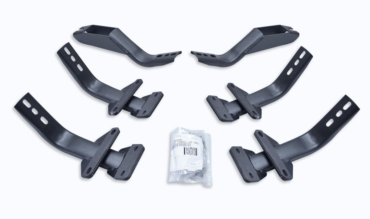 OE Xtreme Side Steps Mounting Brackets Only Textured Black 2015-2026 Ford F-150 Go Rhino