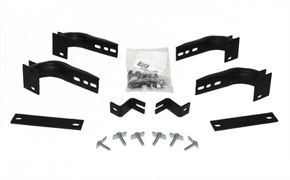 OE Xtreme Side Steps Mounting Brackets Only Textured Black 2011-2014 Dodge Durango 2011-2021 Jeep Grand Cherokee Go Rhino