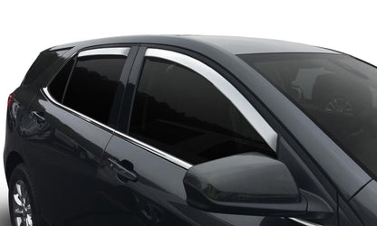 Chrome Ventvisor 4PC Side Window Deflector for 2017-2023 GMC Acadia AVS