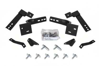 OE Xtreme Side Steps Mounting Brackets Only Textured Black 2008-2013 Nissan Rogue Go Rhino