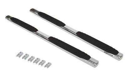 4 Inch OE Xtreme SideSteps With Mounting Bracket Kit Polished Stainless Steel 2009-2014 Dodge Ram 1500 Go Rhino
