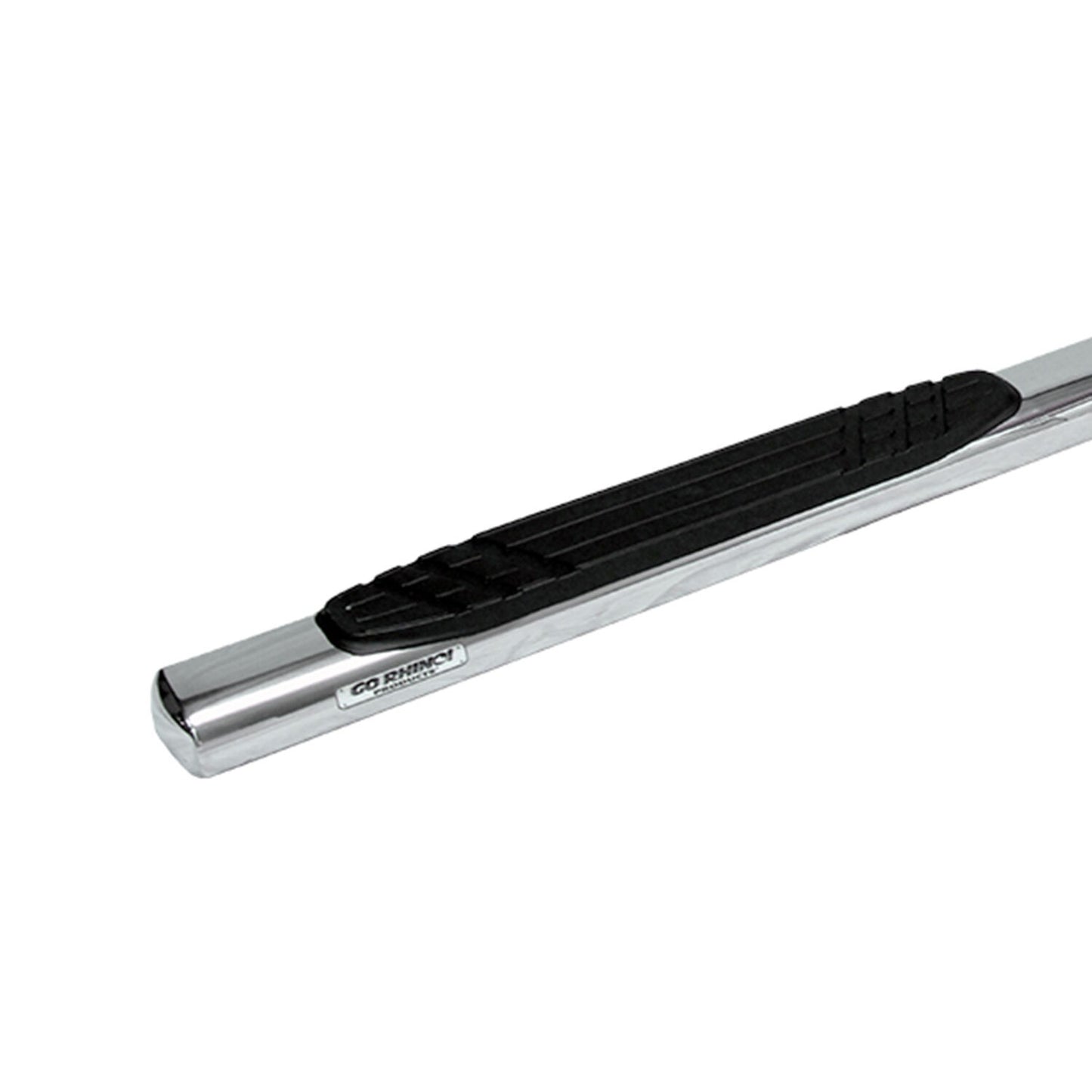 4 Inch OE Xtreme SideSteps With Mounting Bracket Kit Polished Stainless Steel 2021-2025 Ford Bronco 4 Door Go Rhino