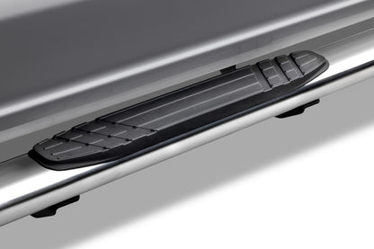 4 Inch OE Xtreme SideSteps With Mounting Bracket Kit Polished Stainless Steel 2015-2026 Ford F-150/ F-250/F-350 Crew Cab Go Rhino