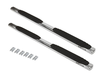 4 Inch OE Xtreme SideSteps With Mounting Bracket Kit Polished Stainless Steel 2008-2013 Nissan Rogue Go Rhino