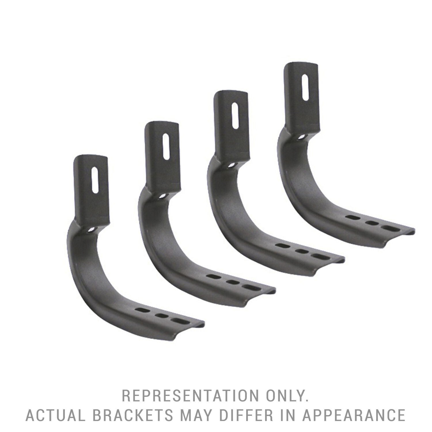 OE Xtreme Side Steps Mounting Brackets Only Textured Black 2019-2026 Ram 1500 Go Rhino