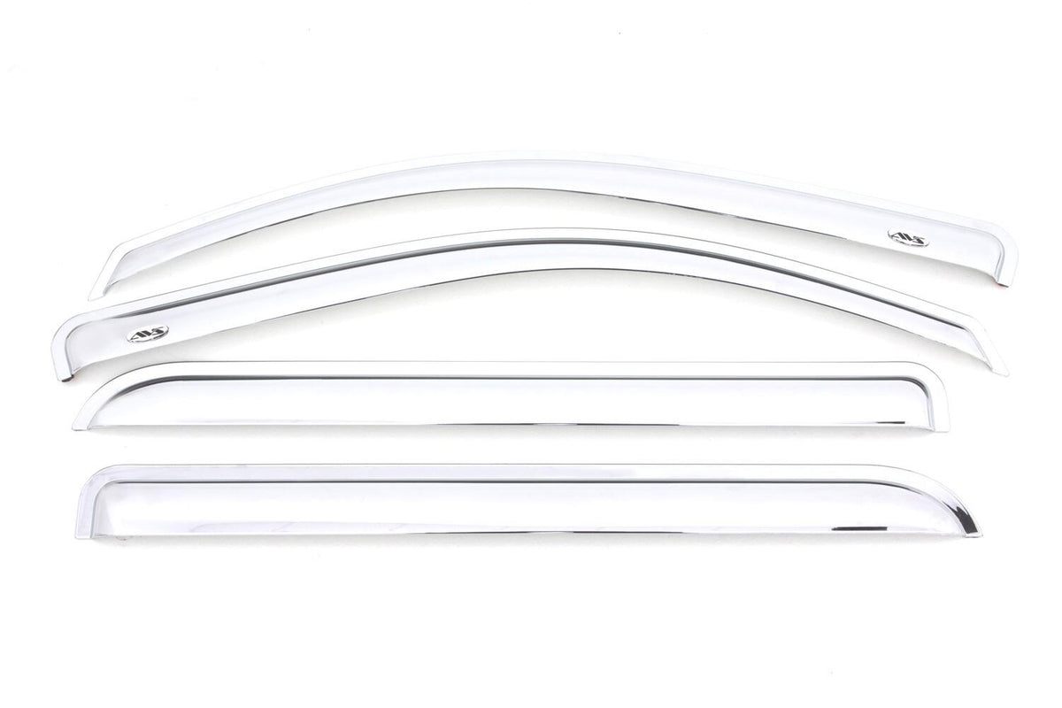 Ventvisor Deflector for 2014-2021 Chevrolet Silverado 1500 and More Chrome Outside Mount 4 Piece AVS