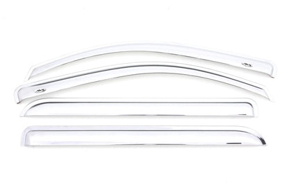 Ventvisor Deflector for 2014-2021 Chevrolet Silverado 1500 and More Chrome Outside Mount 4 Piece AVS