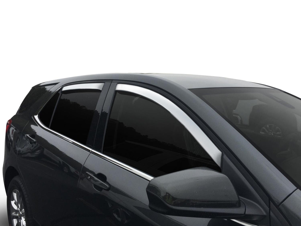 Ventvisor Deflector for 2018-2024 Chevrolet Equinox Chrome Outside Mount 4 Piece AVS