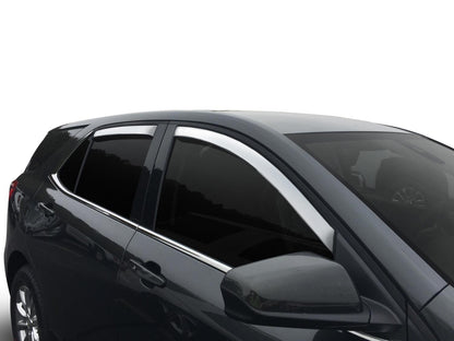 Ventvisor Deflector for 2018-2024 Chevrolet Equinox Chrome Outside Mount 4 Piece AVS