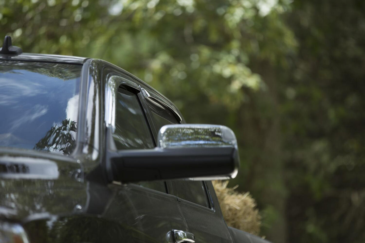 Ventvisor Deflector for 2019-2024 Ram 1500 Crew Cab Pickup Chrome Outside Mount 4 Piece AVS