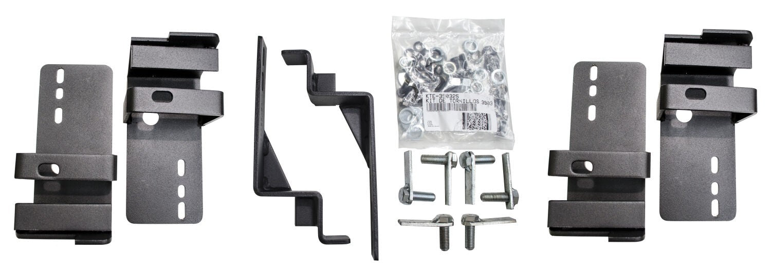 OE Xtreme Side Steps Mounting Brackets Only Textured Black 2014-2015 Kia Sorento Go Rhino