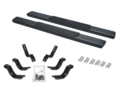 5 Inch OE Xtreme Low Profile SideSteps With Mounting Bracket Kit Textured Black 2009-2025 Dodge Ram 150/2500/3500 Go Rhino