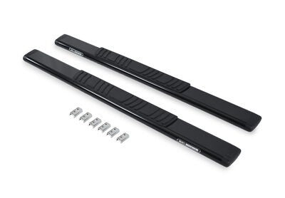 5 Inch OE Xtreme Low Profile SideSteps With Mounting Bracket Kit Black Powder Coat 2013-2015 Ford Escape Go Rhino