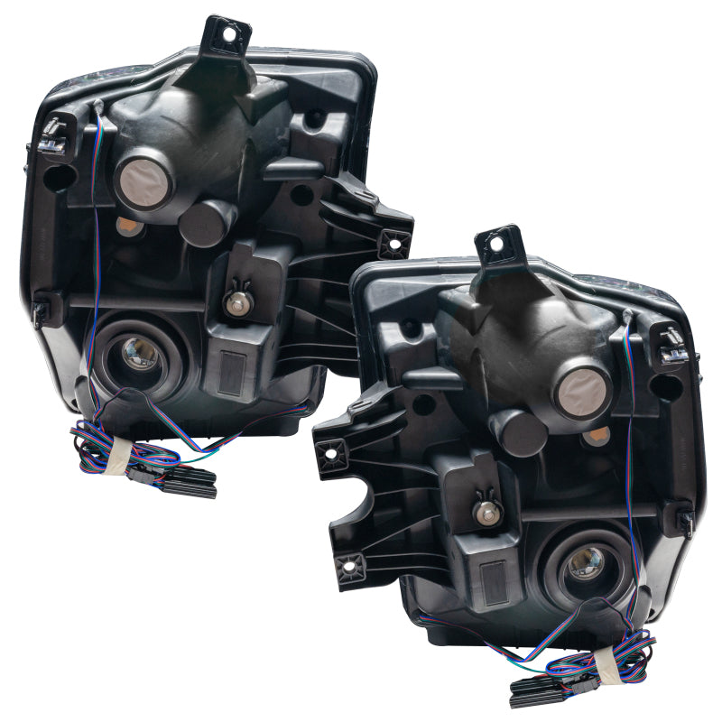 Oracle 08-10 Ford F250/350 LED HL - Black - ColorSHIFT w/o Controller