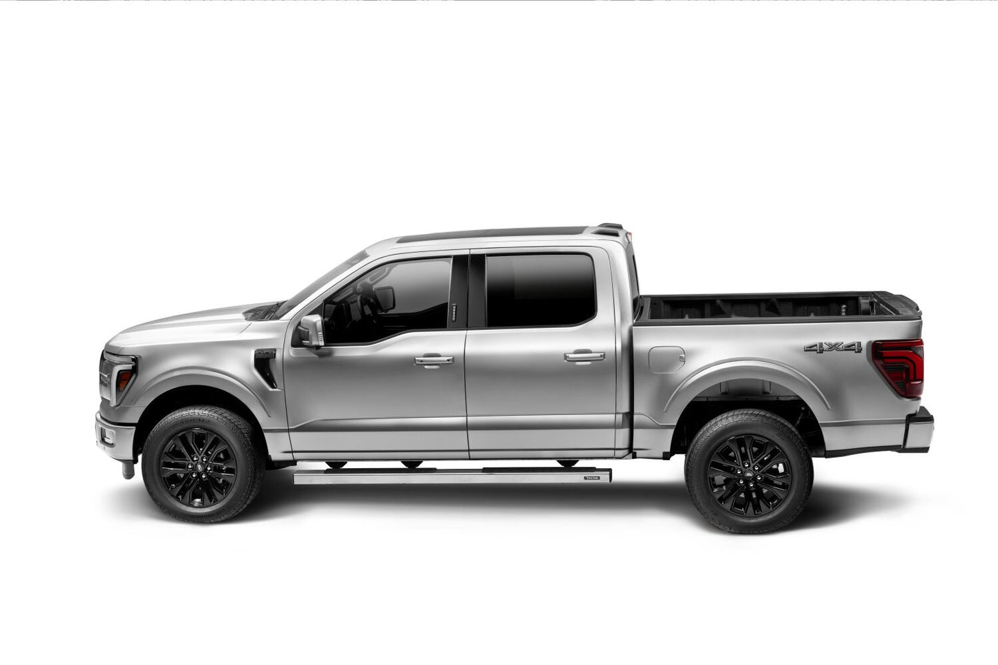 6 Inch OE Xtreme II SideSteps With Mounting Bracket Kit Polished Stainless Steel 2015-2026 Ford F-150/ F-250/F-350 Crew Cab Go Rhino